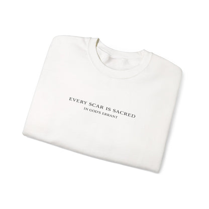 "Every Scar is Sacred" Crewneck Sweatshirt