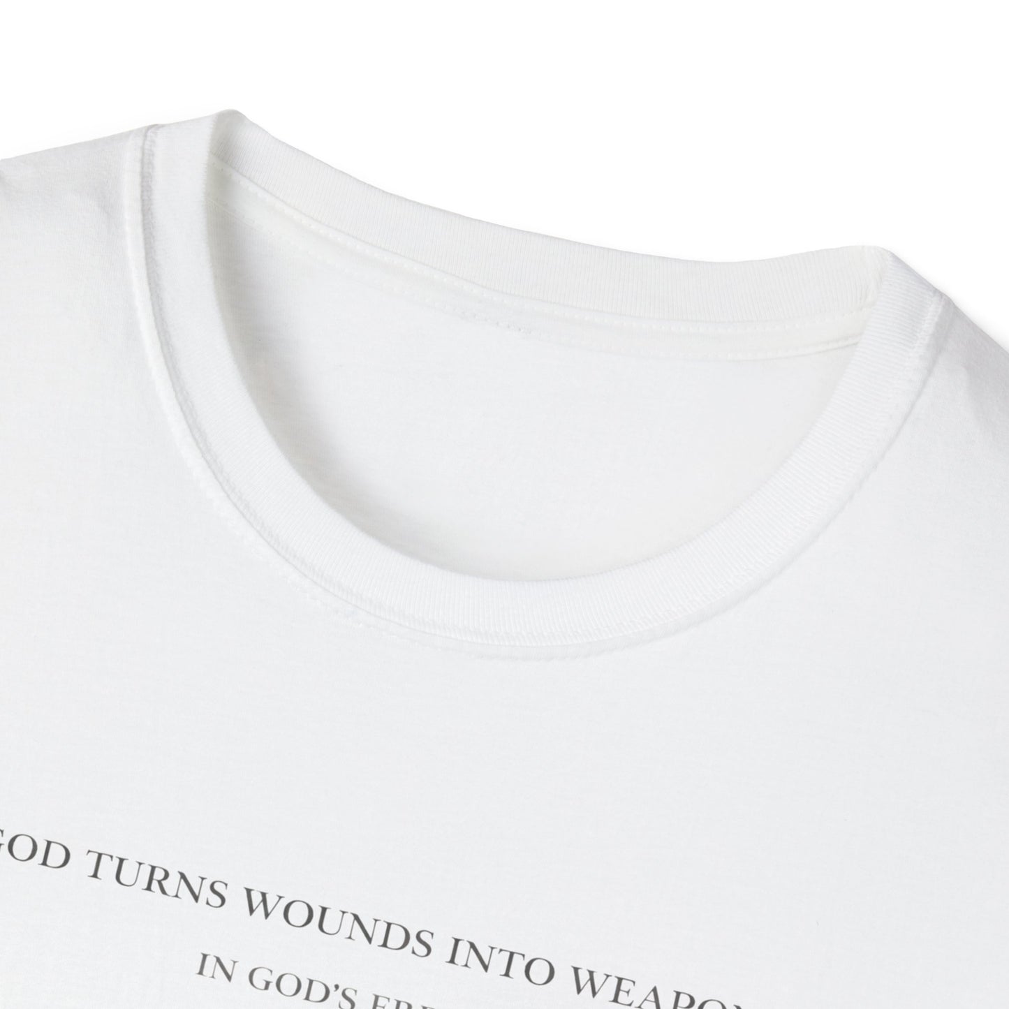 'God Turns Wounds Into Weapons' T-Shirt
