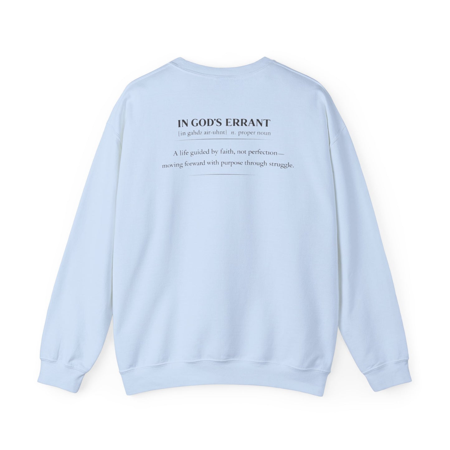 "Loving and Living " Crewneck Sweatshirt