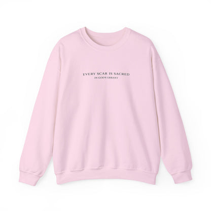 "Every Scar is Sacred" Crewneck Sweatshirt